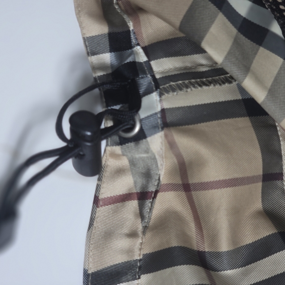 Burberry Golf Zip-up Nova Check Windbreaker Mesh Sports Jacket With Hidden Hood - Picture 14 of 16